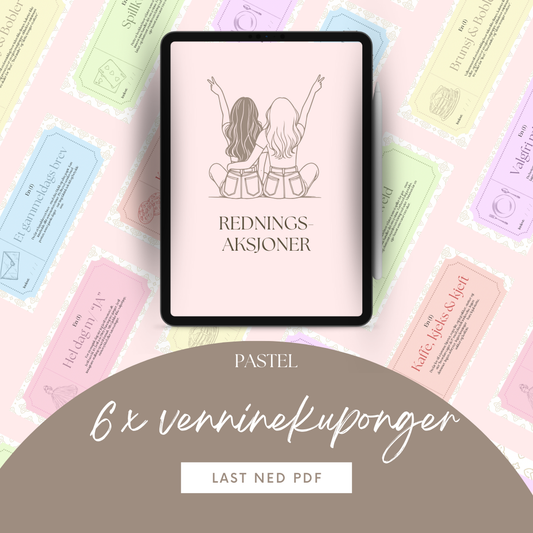 Printbare Kuponger - 6 x Venninnekuponger