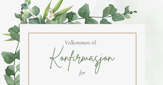 Morsom tekst til konfirmant