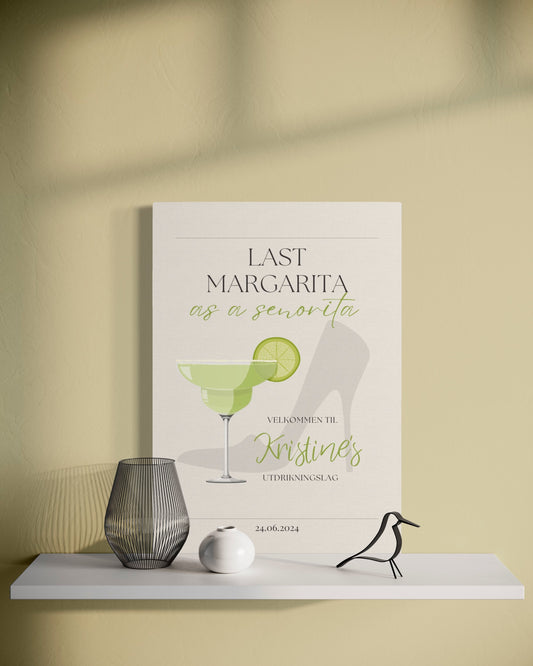 Utdrikningslag Skilt - Last Margarita 01