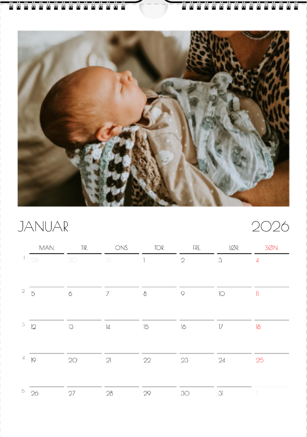 Personlig Fotokalender