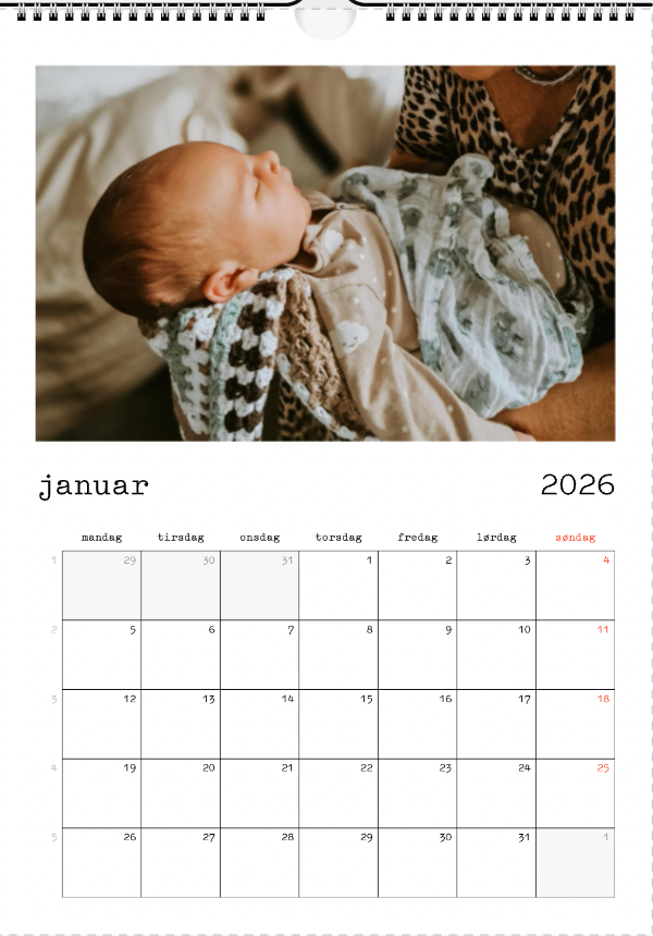 Personlig Fotokalender